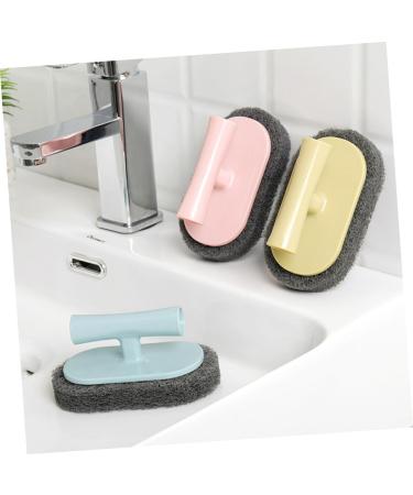 Solustre 3-in-1 Cleaning Brush & Dishwash Pad - Effective Kitchen Scrubbing & Scouring Solutions for Effortless Cleaning - Buy Online on GoSupps.com