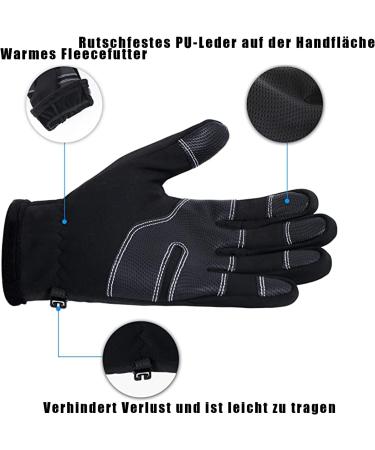 Buy B-Forest Winter Gloves - Warm Touchscreen Gloves for Men & Women | XL Gray for Running Hiking and Cycling - Buy Online on GoSupps.com