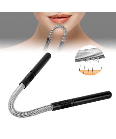 Spring Bend Epilator - Stainless Steel Face & Hair Remover Tool | Beauty Feather Thread Tool (Black) - Shop Now! - Buy Online on GoSupps.com