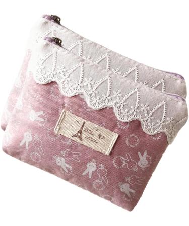 Lurrose 8 Pack Zipper Storage Bags for Women - Cotton Towel & Coin Bags with Rabbit Design - 16x12cm - Optimal for Travel & Organization - Buy Online on GoSupps.com