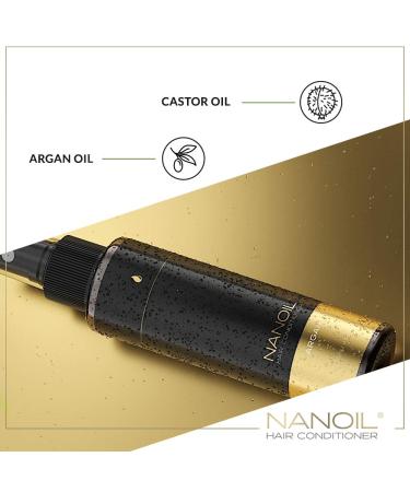 Argan Oil Nanoil Hair Conditioner 125ml | Two-Phase Protection & Smoothness | Strengthens Weakened Hair - Intensive Care - Buy Online on GoSupps.com