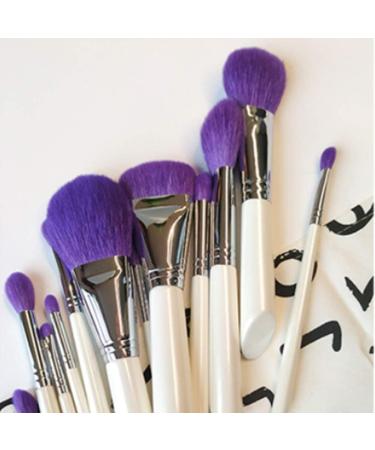 Premium Purple Makeup Brush Set - Non-Irritating Synthetic Fiber Foundation Brushes for Flawless Application - Buy Online on GoSupps.com