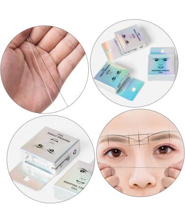 Healeved 6 Pcs Eyebrow Positioning Line Eyebrow Ruler T Tool Eyebrow Wire Ruler Ink Wire Box Eyebrow Shape - Buy Online on GoSupps.com