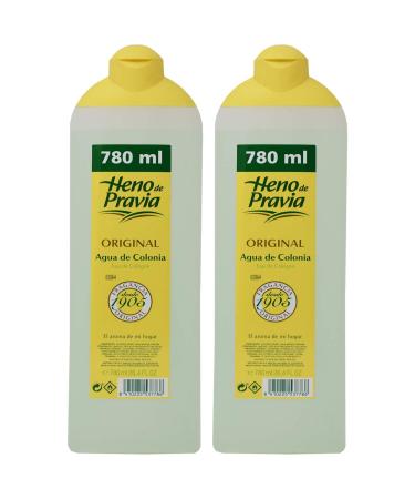 Heno De Pravia Original Agua De Colonia 26.4 fl oz (Pack of 2)