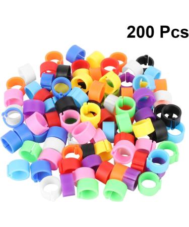 Yardwe 200 STK Parrot Foot Rings - Bird Identification Bands for Tauben & Birds | Size 2 - Buy Online on GoSupps.com