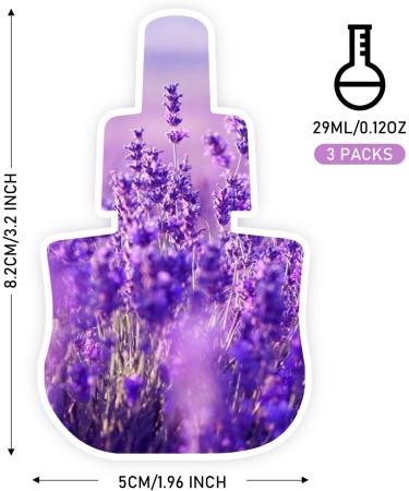 SCENT-HI 3-Piece Electrical Air Freshener Plug Refills - Linen Lavender & Vanilla - 29ml Compatible with Air-Wick Mix - Buy Online on GoSupps.com
