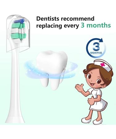 Zegupal Replacement Toothbrush Heads for Sonicare - 8Pcs Diamond & Standard Brush Heads - Compatible Electric Toothbrush Accessories - Buy Online on GoSupps.com