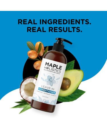 Ultra Moisturizing Leave In Conditioner for Dry Damaged Hair - Frizz Control & Curly Hair - Silk Amino Acids - 16 oz - Buy Online on GoSupps.com