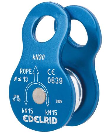 Edelrid rope pulley Turn pulley blue One Size 717890003000 - Buy Online on GoSupps.com