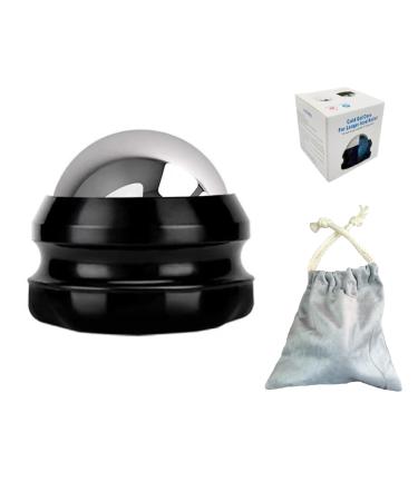 PHCOMRICH Stainless Steel Massage Ball Handball Roller Massager Cold and Hot Compress Low Temperature Ice Compress Ball