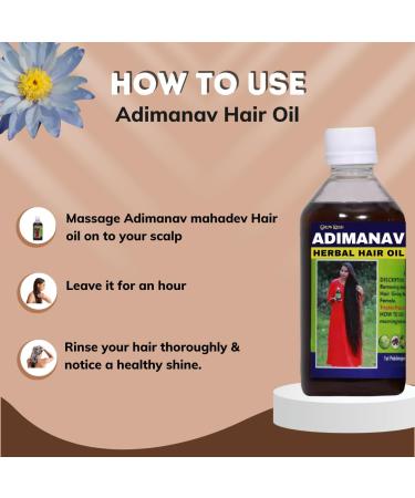 Adivasi Herbal Hair Growth Oil - Control Hairfall Strengthen & Nourish Scalp Repair Frizz Thicken Hair - International Shipping Available - Buy Online on GoSupps.com