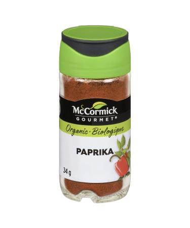 McCormick Gourmet (MCCO3) New Bottle Premium Quality Natural Herbs & Spices Organic Paprika 34g