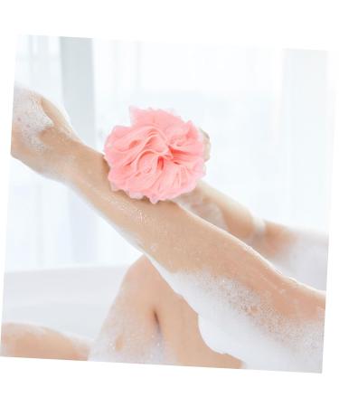 Housoutil 3 Sets Bath Sponge Set - Exfoliating Towel & Shower Pouf for Deep Cleaning - Buy Bathing Accessories Online - Rayon Pink - Buy Online on GoSupps.com