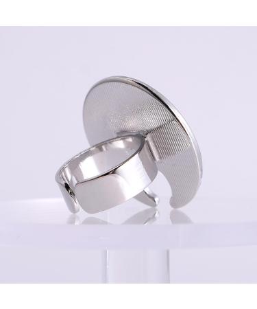 Beavorty 2 pi ces Palette Manucure Argent pour M lange Couleurs Ongles Plateau Doux et L ger Support Cr ation Nail Art et Pr sentation D corative pour Femme et Salon - Buy Online on GoSupps.com