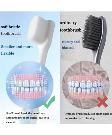 2022 Brevi Nordic Premium Nano Toothbrush - Extra Soft Bristles for Sensitive Gums & Teeth (4PCs) - Ideal for Adults - Buy Online on GoSupps.com