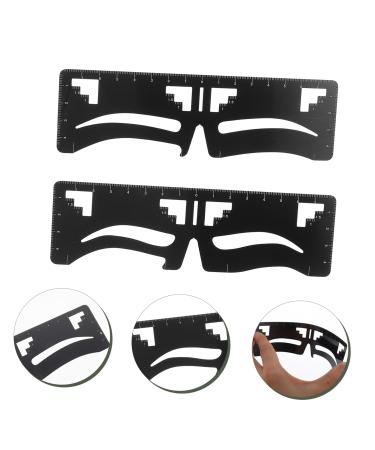 Beavorty 4 pcs Extension Drawing Microblading Measure Rulers Practical Location Tools Kit Supplies DIY 1 count (Pack of 1) Blackx2pcs - Buy Online on GoSupps.com