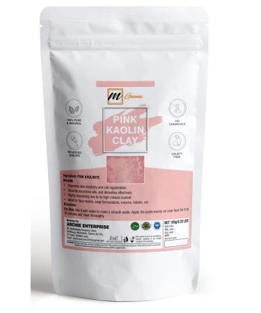 mGanna 100% Natural Rose Clay/Pink Kaolin Clay Powder 908 g / 2 lbs for Skin Tightening Facial Masks Creams Face Masks and Soap Making