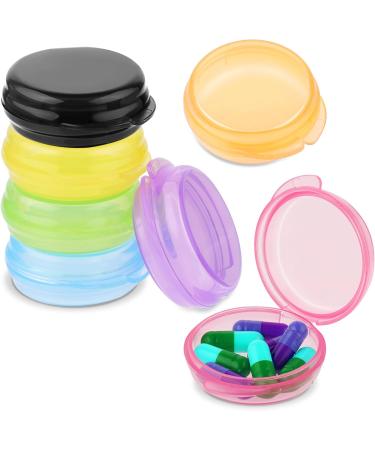Portable Mini Travel Pills Organizer Box - 7 Piece Transparent Vitamin Container for Outdoor Use | Wllhyf - Buy Online on GoSupps.com