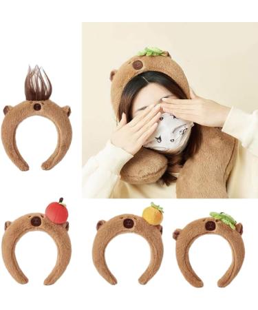 hgnxa Capybara Charming Hair Bands Hair Hoop Simple Headbands Hairband Hair Accessories Hair Bands Plush for Girl 3 - Buy Online on GoSupps.com