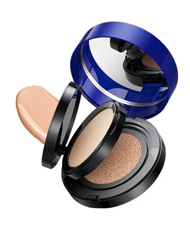 Onebikiniha 2-In-1 Cushion Pressed Powder Concealer Liquid Foundation - Natural Full Coverage Air Cushion Foundation - Waterproof Makeup - Buy Online on GoSupps.com