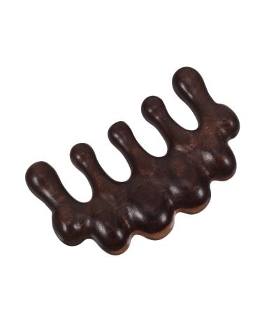 Healeved massage comb made of wood massage comb made of wood head with wide teeth comb for the scalp foster comb made of wood hair comb for the scalp comb for the scalp head ridge for 10.00x5.50x2.00cm black
