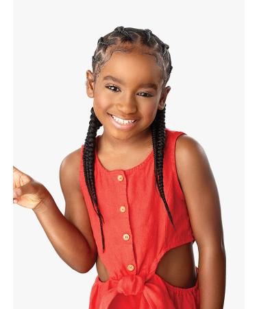 Sensationnel African Collection 3X X-PRESSION Kids Pre-Stretched Braid 28" (3-Pack SM1B/BG) - Ideal for Easy Braiding & Styling | Shop Internationally - Buy Online on GoSupps.com
