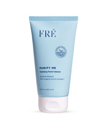 Facial Cleanser Gentle Hydrating PURIFY ME by FRE Skincare - Face Exfoliator Minimize the Appearance of Pores Blemishes & Breakouts - Deep Exfoliation & Hydration for Clear Skin - 5.07 oz