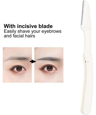 Syh & Aqye Eyebrow Razor - Professional Barber Razor for Men & Women | Foldable Multi-Purpose Facial Peeling Tool - Buy Online on GoSupps.com