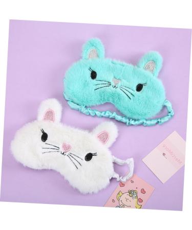 GLEAVI Travel Eye Mask - Comfortable & Breathable Eye Shade for Sleep & Travel | Fluffy Eye Cover & Cat Facial Mask - Perfect for Kids & Adults - Buy Online on GoSupps.com