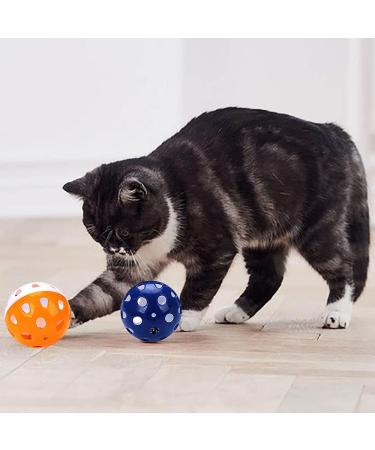 Voviggol 12-Pack Jingle Balls Cat Toys with Bells - Colorful Pet Toys for Kittens & Cats - Fun Pounce & Chase Playtime - Buy Online on GoSupps.com
