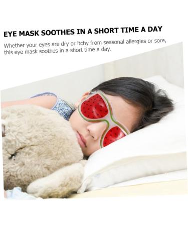 Fomiyes 12 Pcs Cold Compress Eye Masks - Cooling Eye Pads for Toddlers & Travel Sensory Toys & Eye Protection Glasses - Buy Online on GoSupps.com