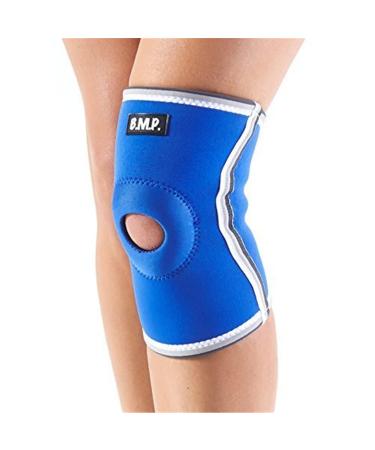 Black Mountain Products Neoprene Knee Brace/Knee Compression Sleeve, Medium, Blue