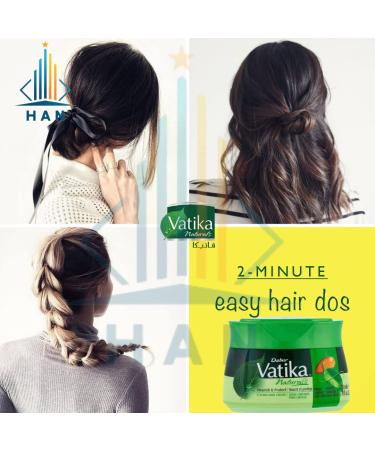Vatika Naturals Nourish & Protect Styling Hair Cream with Henna Almond & Aloe Vera - 140ml for Healthy Hair | Buy Online Worldwide - Buy Online on GoSupps.com