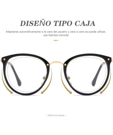 HILBALM Computer Glasses for Women - Metal Frame Blue Light Blocking 3 Pack (Black Leopard Pink) - Stylish Eye Protection - Buy Online on GoSupps.com