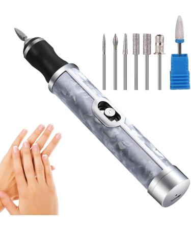 Gdiojnfg Nail Files Electric Nail Drill Electric Nail File for Thick Toe Nails Electric Nail File for Thick Toenails Cordless 4 Speeds Professional for Edge Shaping Polishing Grinding Nursing Gray - Buy Online on GoSupps.com
