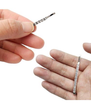 Buy Shiny Rhinestone & Diamond Hair Clips for Women - 10 Pack (5 Gold + 5 Silver) | Elegant Temperament Hairpins - Buy Online on GoSupps.com