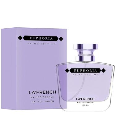 Fr'ench Eup'horia Perfume for Men and Women | Intense Eau de Parfum | Premium Long Lasting Luxury Fragrance | Luxury Perfume Gift Ideal for Both Men and Women | (3.38 Fl Oz)