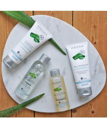 Logona Natural Cosmetics Micellar Water 125ml - Vegan Makeup Remover & Skin Clarifier - Buy Online on GoSupps.com