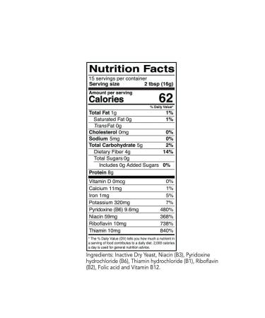 Kevala Nutritional Yeast Large Flake Seasoning 8.5 oz - Vegan Superfood for Delicious Recipes - Buy Online on GoSupps.com