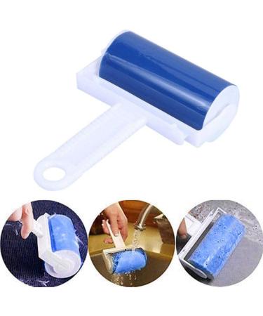 Reusable Gel Lint Roller for Pet Hair Removal - Washable Cat & Dog Lint Brush | Home Cleaning Supplies (Blue - Buy Online on GoSupps.com