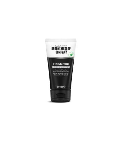 Hand Cream (50ml) Brooklyn Soap Company Intensive care for dry men's hands with cedar oil nutmeg oil & jojoba oil