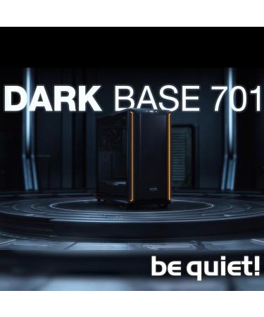 Buy Be quiet! Dark Base 701 Black PC Housing | 3x Silent Wings 4 Fans | ARGB Lighting & Controller | PWM Hub | Inverted Layout Compatible - Buy Online on GoSupps.com
