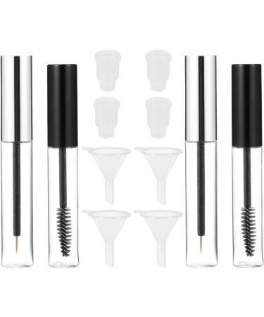 LALAFINA 4 Sets Mascara Tube Clear Plastic Containers Empty Eyelash Tube Eyelash Cream Tube Travel Filling 10.5X1.5CMx2pcs Assorted Colorx2pcs - Buy Online on GoSupps.com