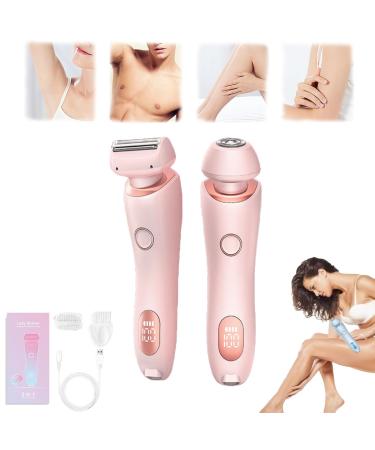 Duskofficial Razor Mermaid Shaver Livora Electric Shaver for Women Silkglide Pro Shaver The Glide Pro Razor Bikini Trimmer for Women Painless Waterproof Wet&dry for Leg Arm Underarm Pubic Area (Pink)