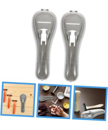 Minkissy 8-Piece Leather Razor Storage Box | Anti-Rust Blade Protection & Universal Travel Case - Buy Online on GoSupps.com