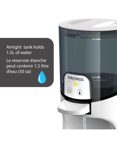Baby Brezza Instant Warmer - Instantly Dispense Warm Water at Perfect Baby Bottle Temperature - Traditional Baby Bottle Warmer Replacement - Fast Baby Formula Bottles 24/7-3 Temperatures - Buy Online on GoSupps.com