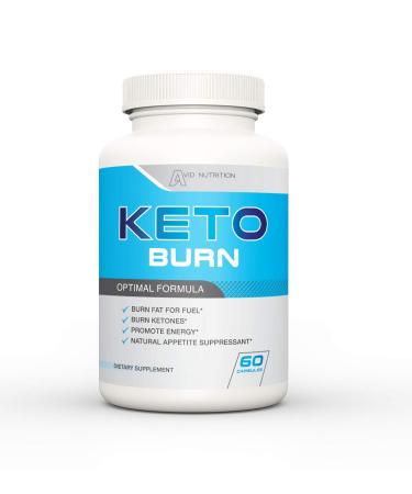Keto Burn Optimal Formula Avid Nutrition Keto Burn Pills - 60 Capsules 1 Month Supply