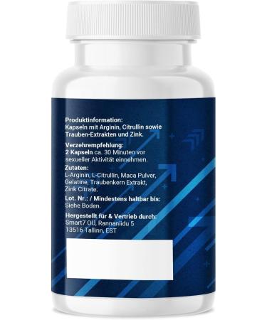 VI Complex Forte: Premium Pleasure Pills for Men | High Dose L-Arginine & Maca | Instant Effect - Buy Online on GoSupps.com