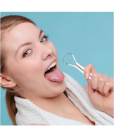 Lijuanwang Tongue Cleaner - 3 PCS Stainless Steel Tongue Scraper Brush for Bad Breath Relief - Buy Online on GoSupps.com