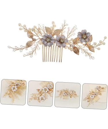 DOITOOL Bead Hair Comb Accesorios Para Headwear for Women Hair Accessory for Women Crystal Decor Heart Led Mirror Hair Accessories Lovely Hair Comb Wedding Pearl Bridesmaid Bridal Supplies - Buy Online on GoSupps.com